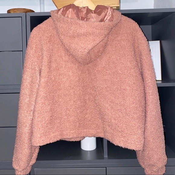 Hooded Zip Up Teddy Jacket - Picture 5 of 10